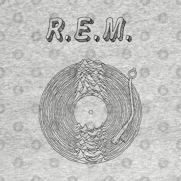 REM- Vintage Wave Aesthetic Design by Ilustra Zee Art